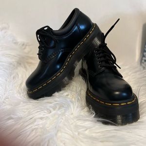 Dr. Martens 8053 Leather Platform Oxfords